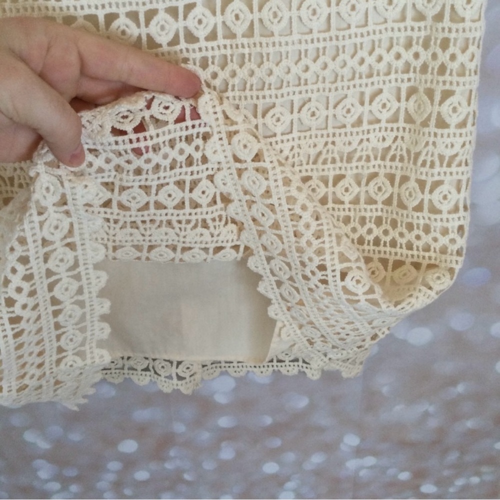 Urban Outfitters Staring at Stars Crochet Lace Cap Sleeve  Dress - Picture 3 of 8